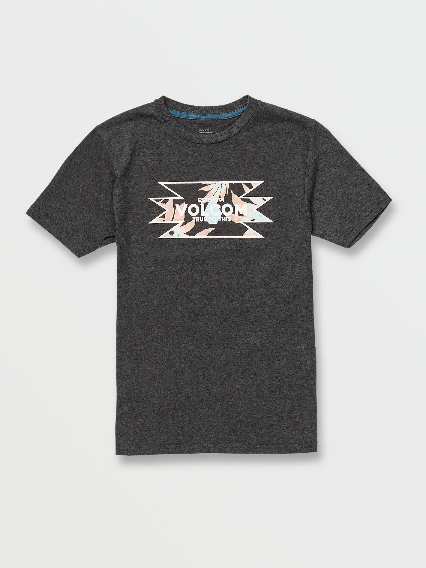 Big Boys Shamanta Short Sleeve Tee - Dark Black Heather