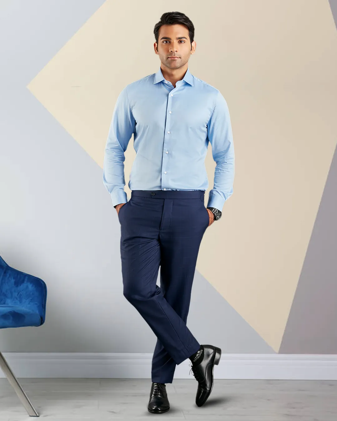 Blue Twill Shirt