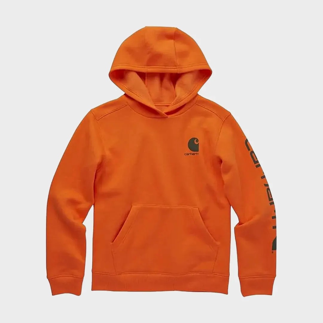 Boys Orange Carhartt Hoodie