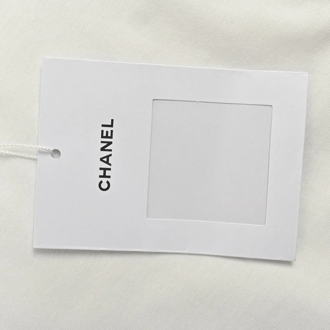 Chanel Double C Logo T-Shirt (White)