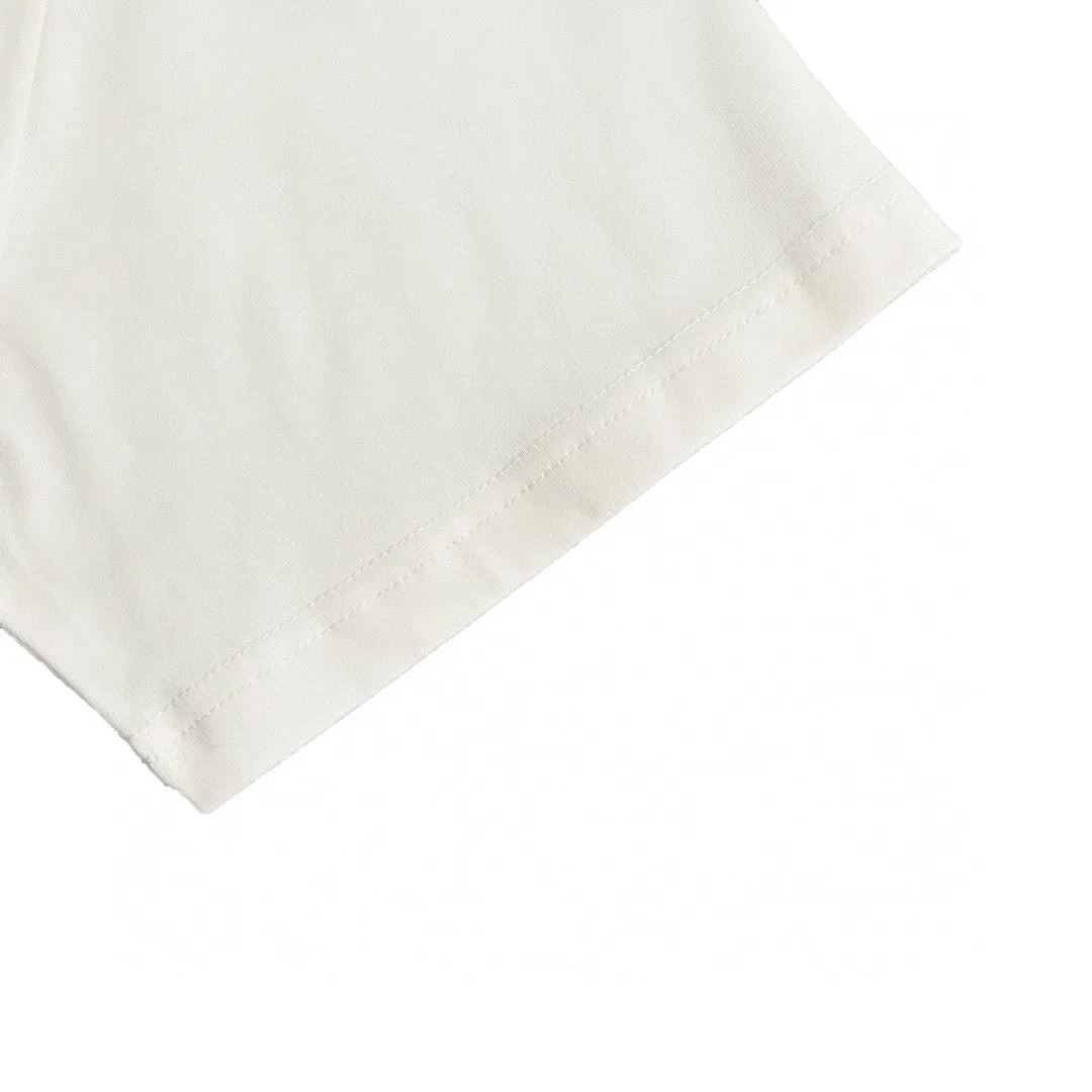 Chanel Double C Logo T-Shirt (White)