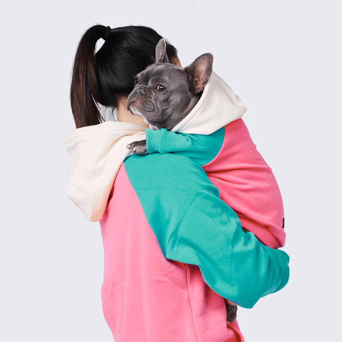 Color Block Human Hoodies