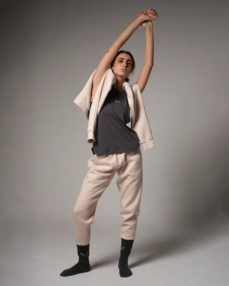 Comfy Oversize Nude Joggers