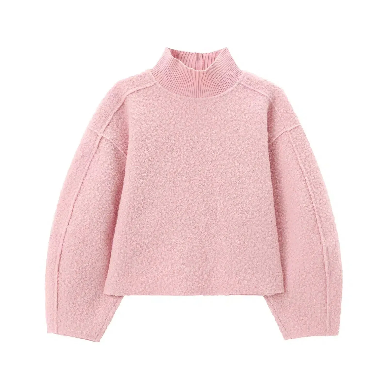 Cozy Fleece Turtleneck Sweatshirt