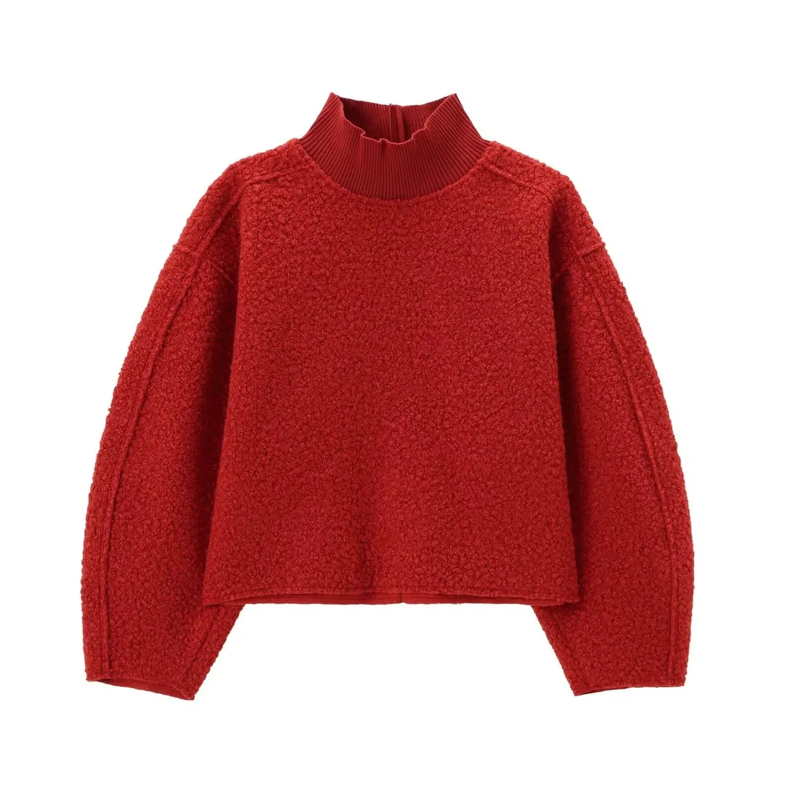 Cozy Fleece Turtleneck Sweatshirt