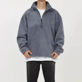 Cozy Quarter-Zip Fleece Hoodie