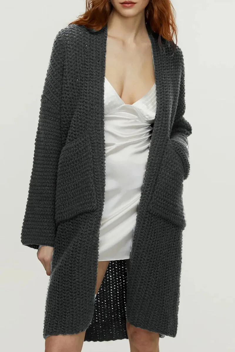 CS3227 Knitted Long Cardigan Outerwear