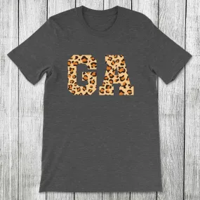 Daydream Tees State Leopard GA