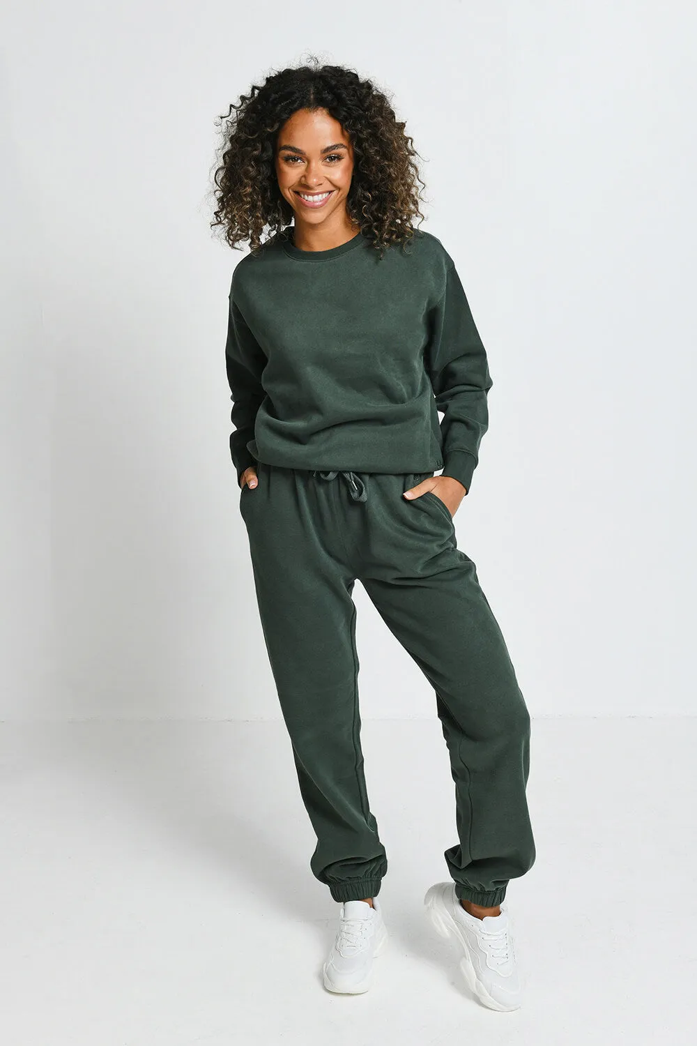 Everyday Comfy Joggers - Forest Green