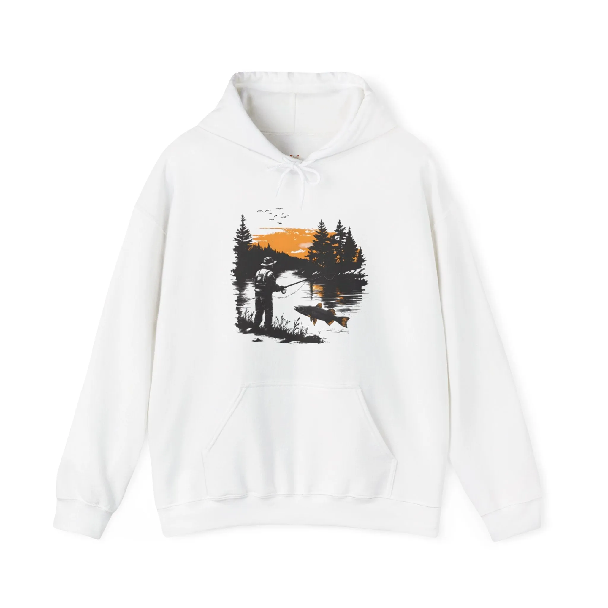 Fishing Sunset Angler Hoodie