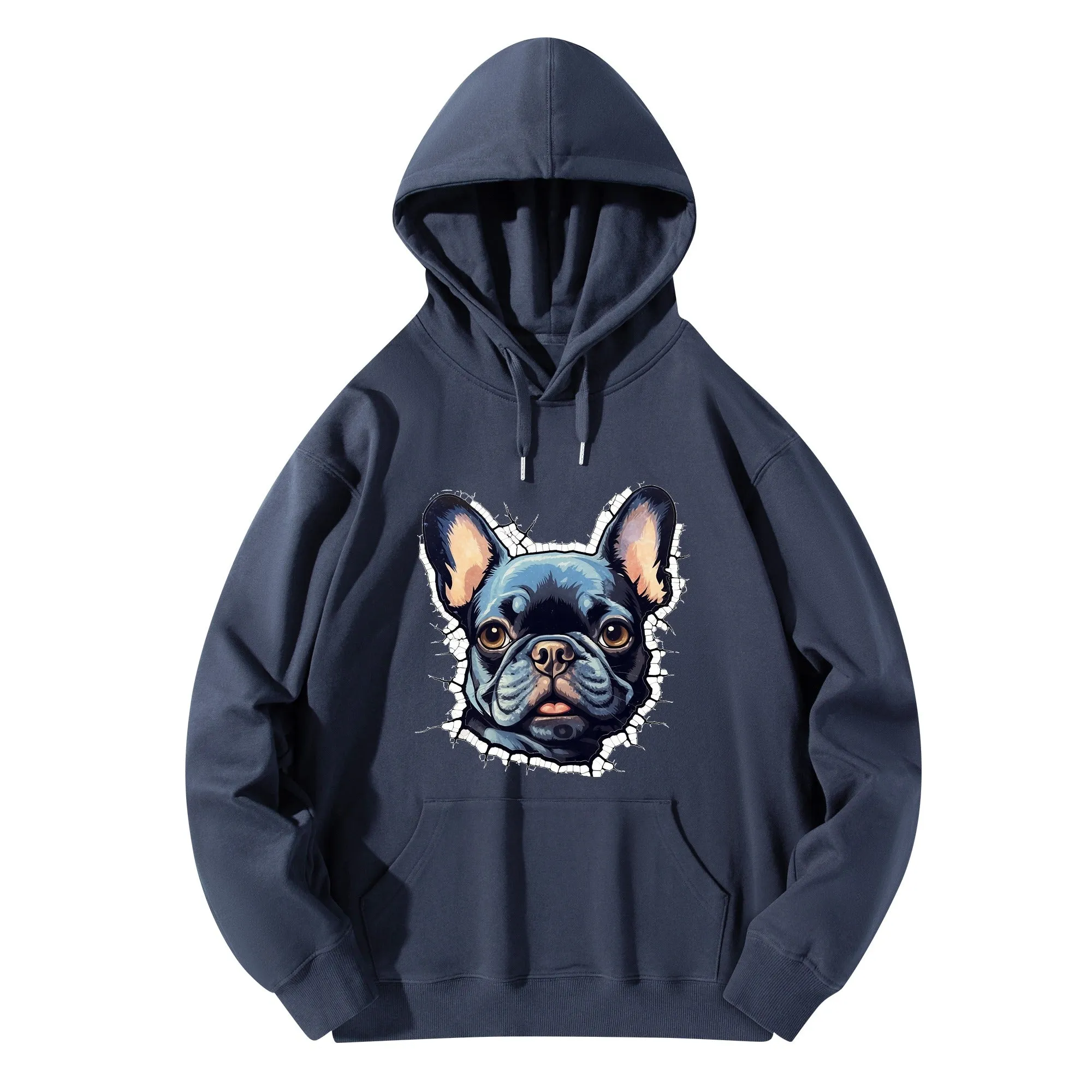 Frenchie passion - Unisex Cotton Hoodie