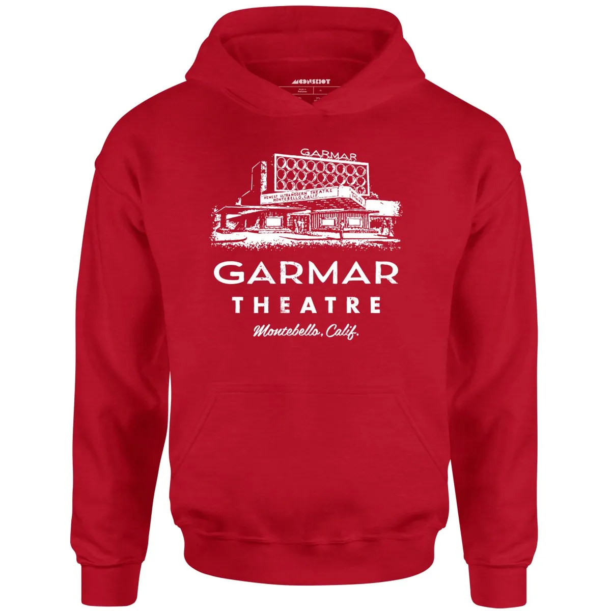 Garmar Theatre - Montebello, CA - Vintage Theatre - Unisex Hoodie