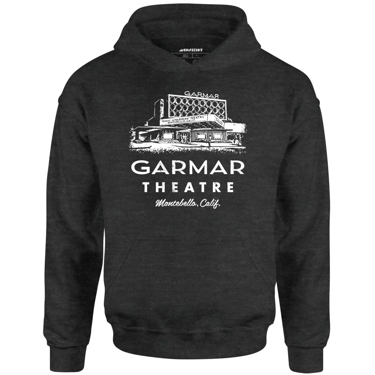 Garmar Theatre - Montebello, CA - Vintage Theatre - Unisex Hoodie