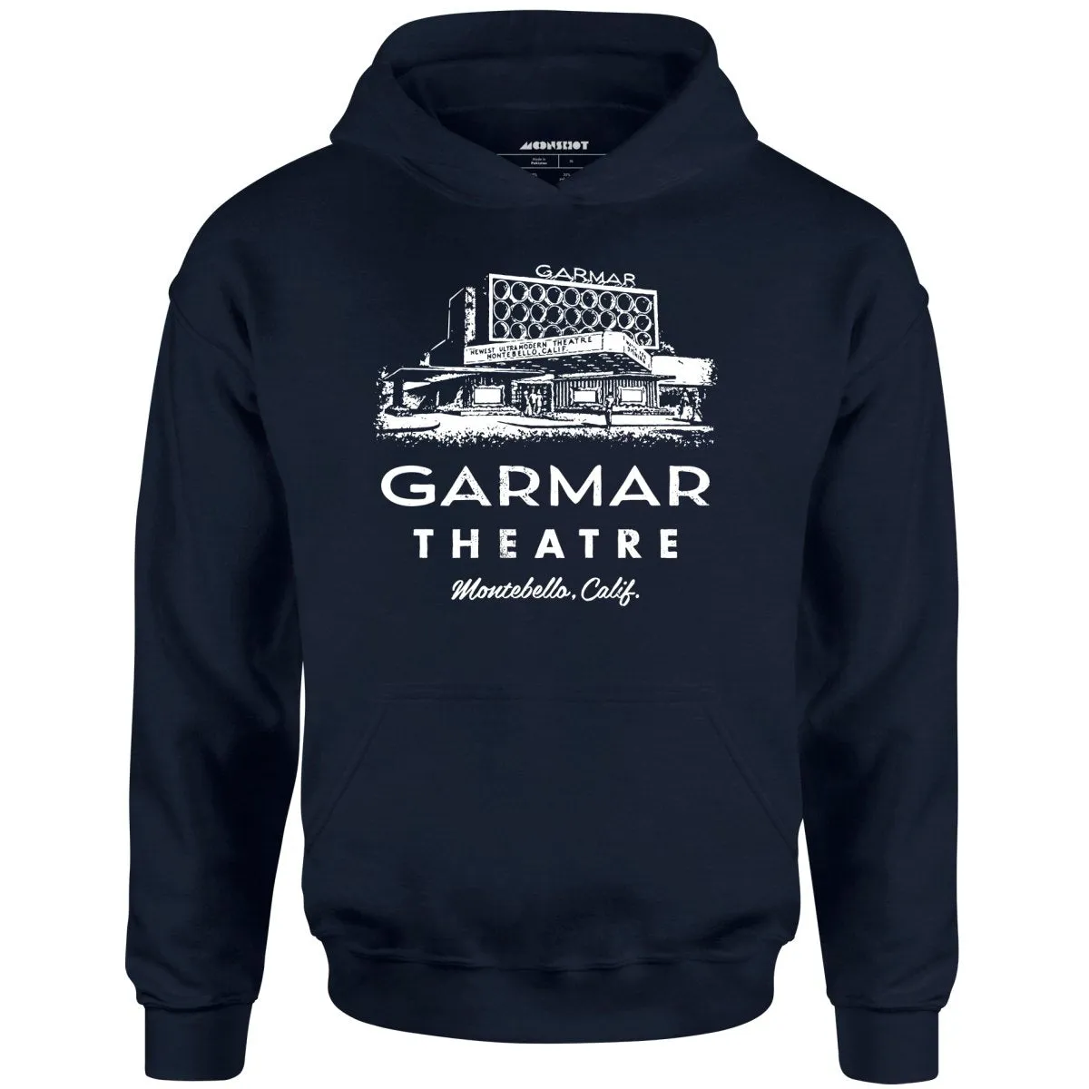 Garmar Theatre - Montebello, CA - Vintage Theatre - Unisex Hoodie