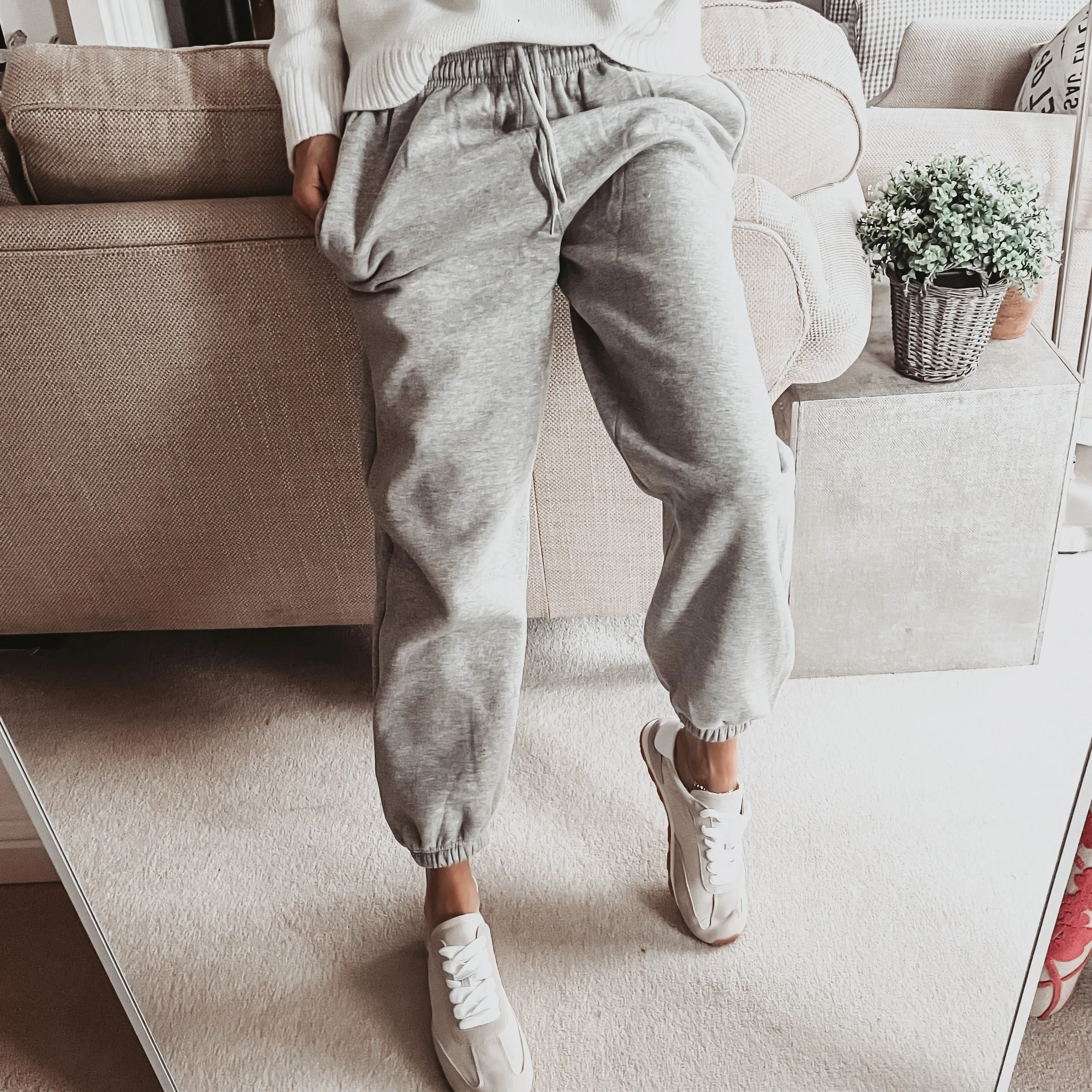 Grey Super slouchy joggers