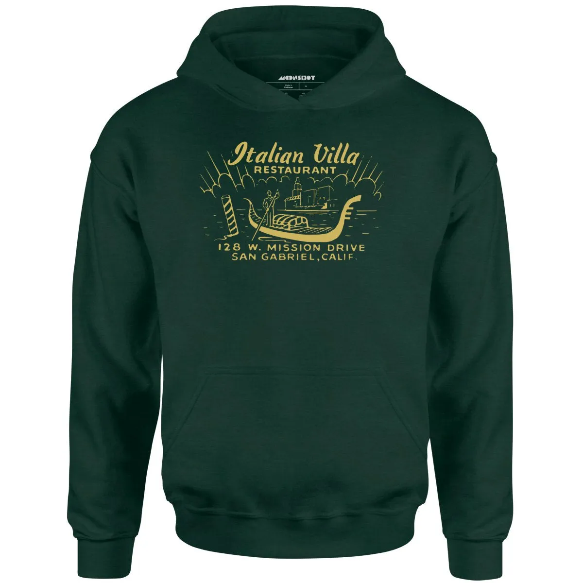 Italian Villa - San Gabriel, CA - Vintage Restaurant - Unisex Hoodie