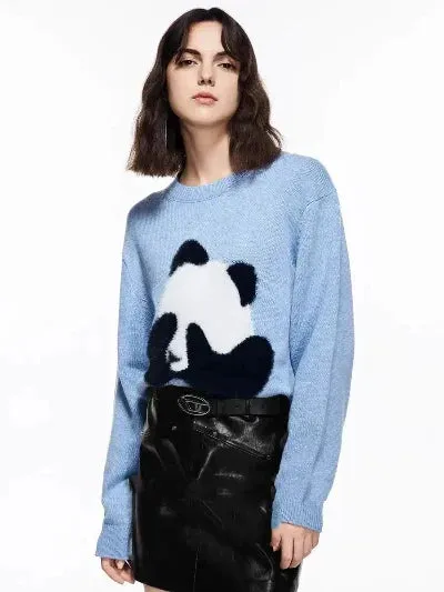 Ivyshape | Cozy Panda Sweater for Women