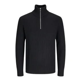 Jack Jones Black Recycled Polyester Sweater