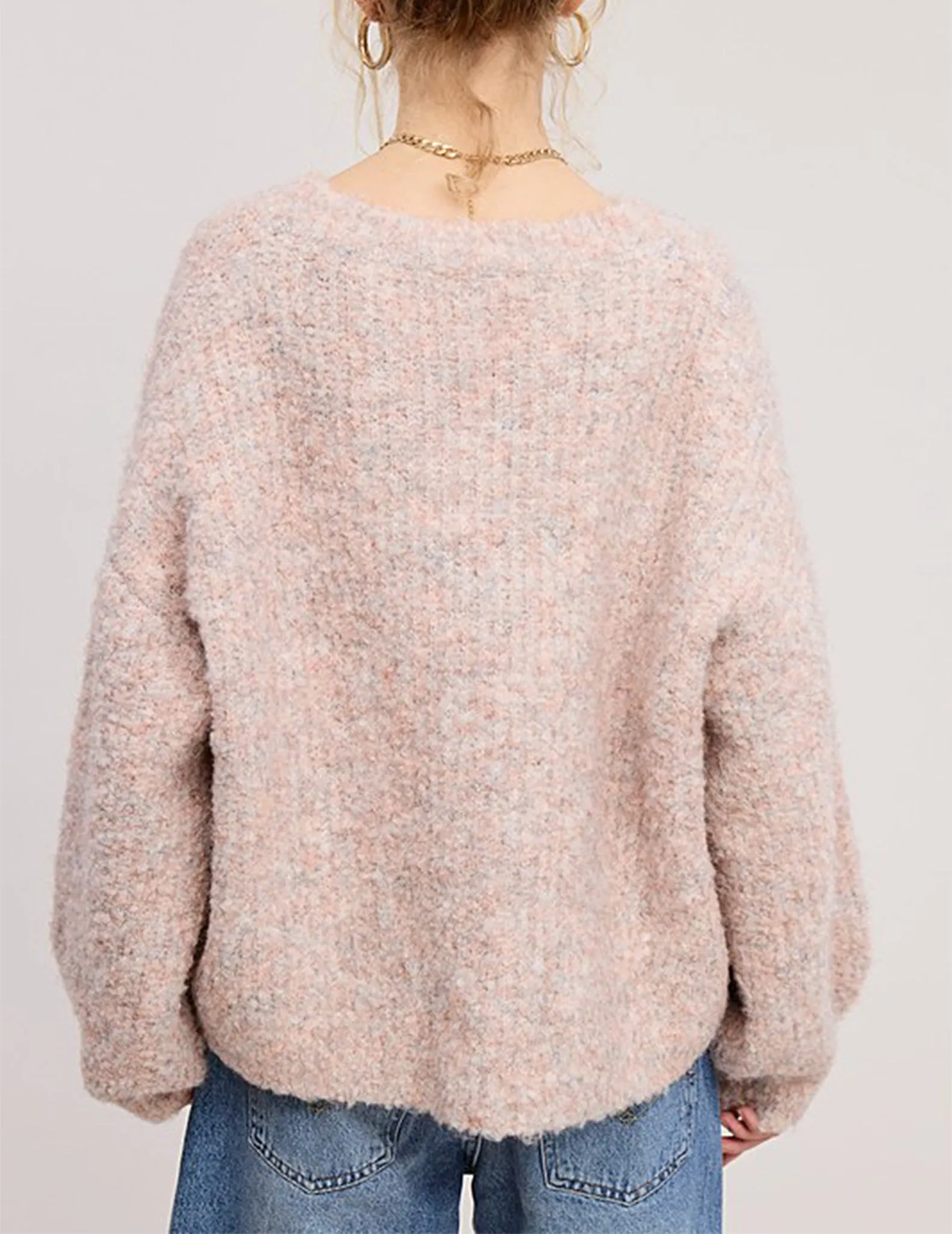 Keiko Marled Button Cardigan