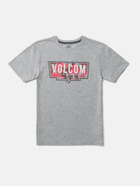 Little Boys Fill Up Short Sleeve Tee - Heather Grey