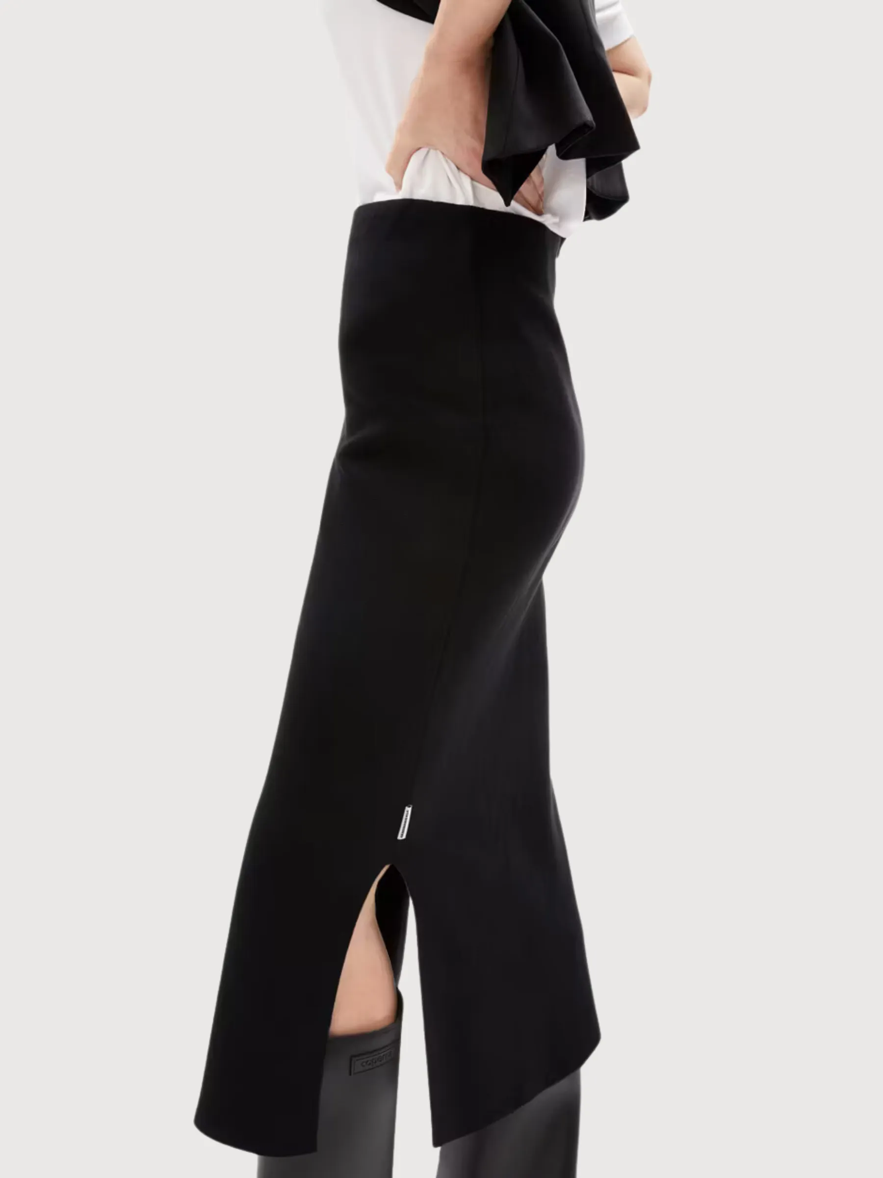 Maalin Black Woman Skirt | Armedangels