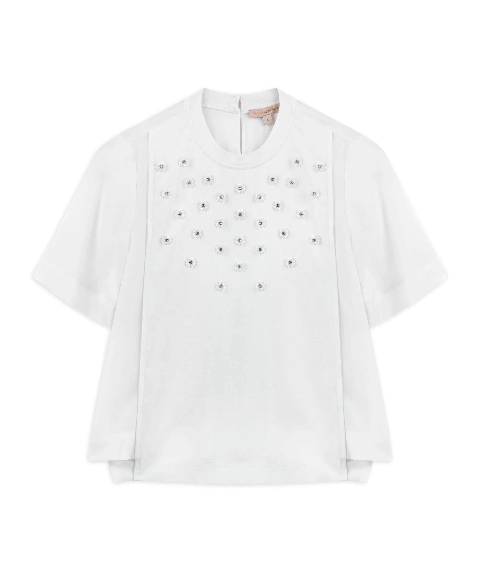 Machka Embroidered T-Shirt White