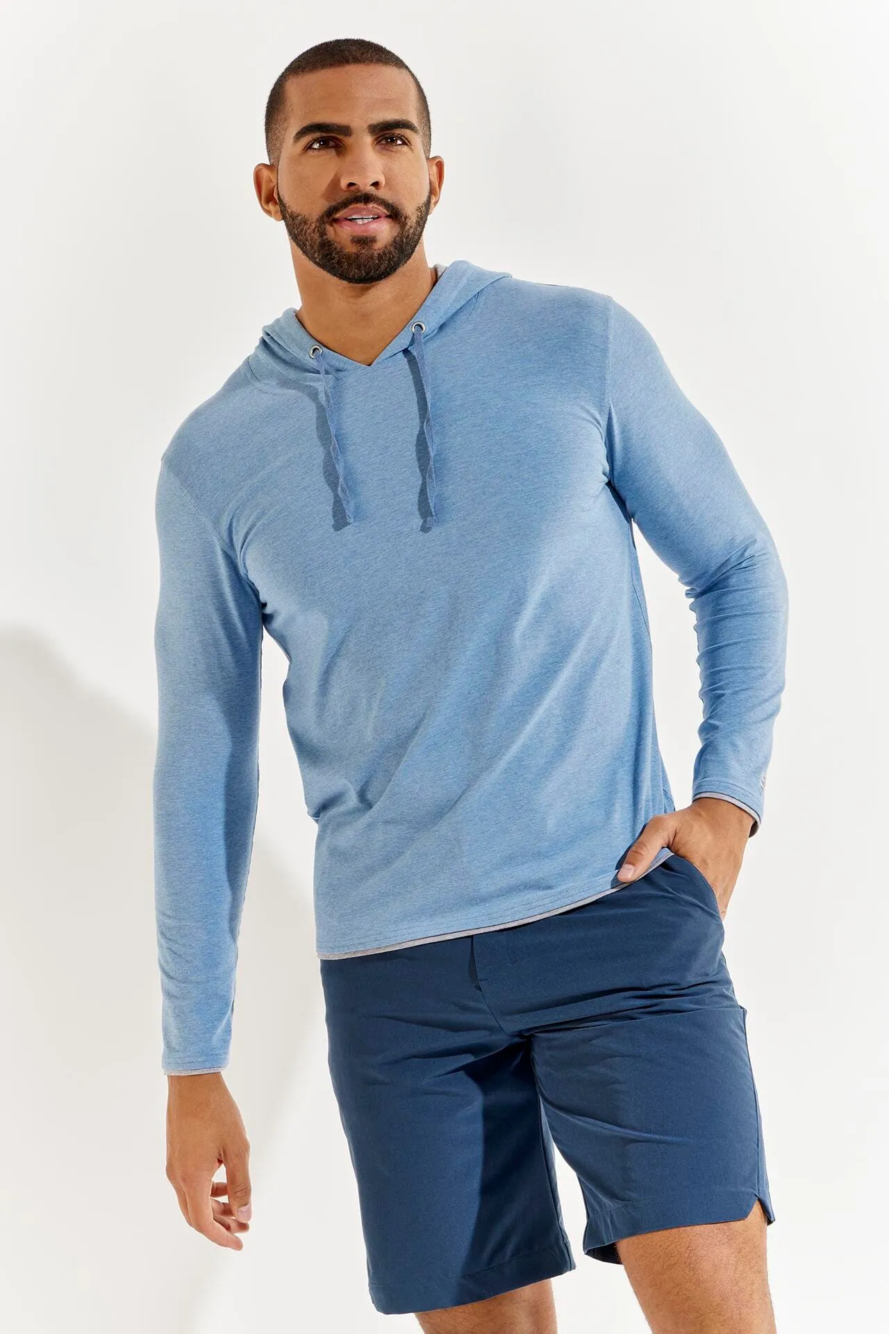 Men's Oasis Pullover Hoodie  |  Modern Blue Heather