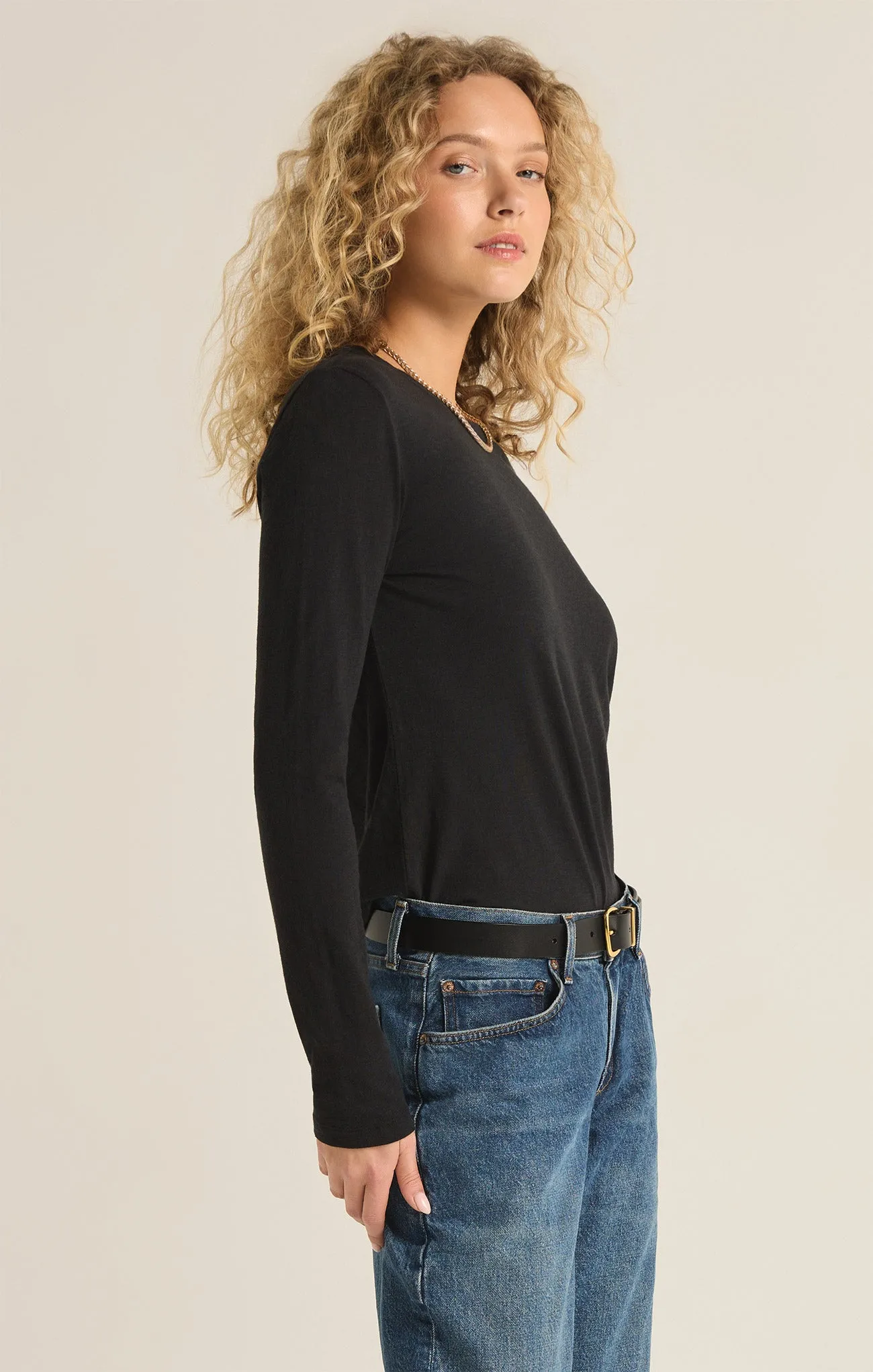 Modern Slub Long Sleeve Tee