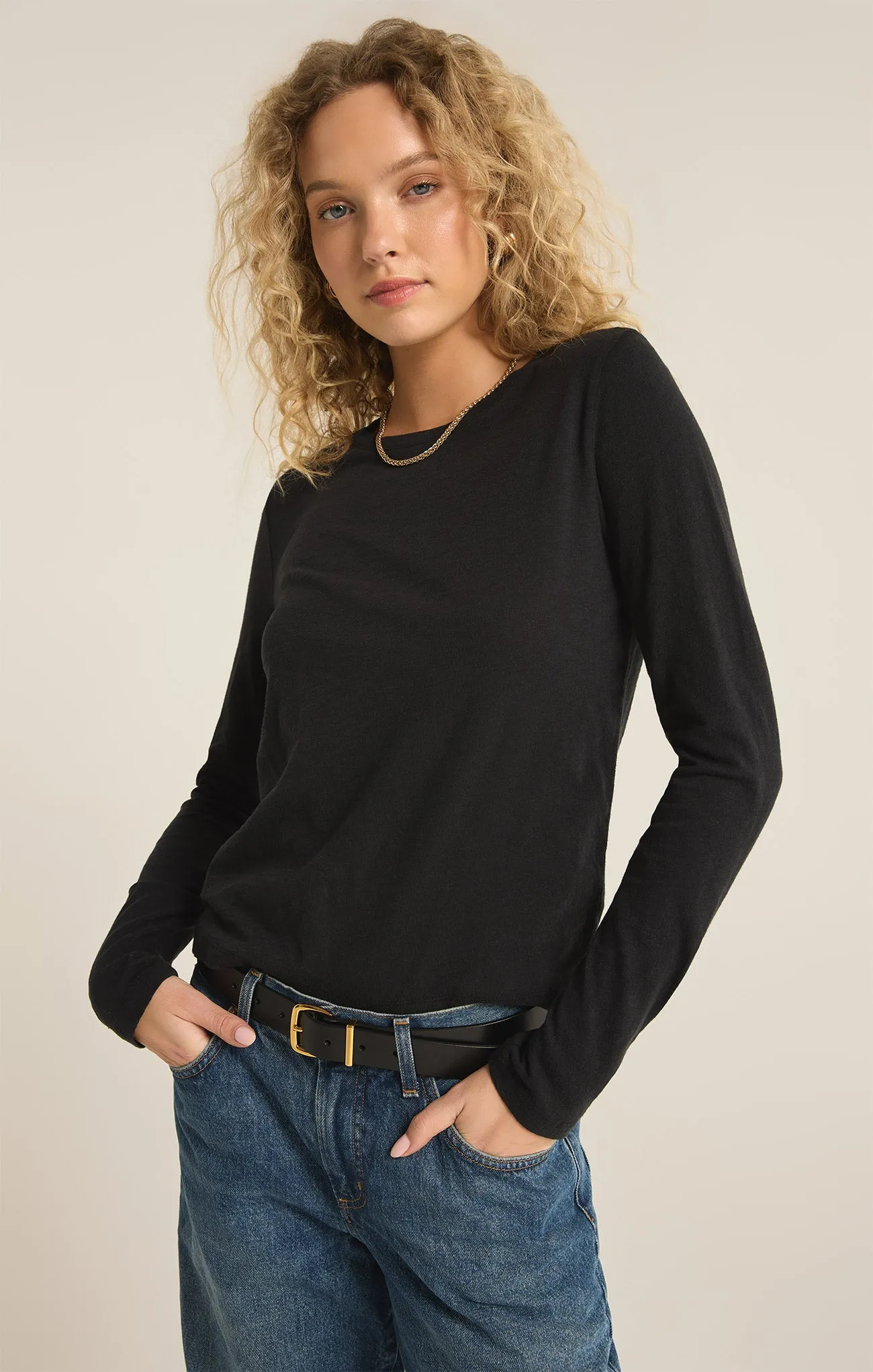 Modern Slub Long Sleeve Tee