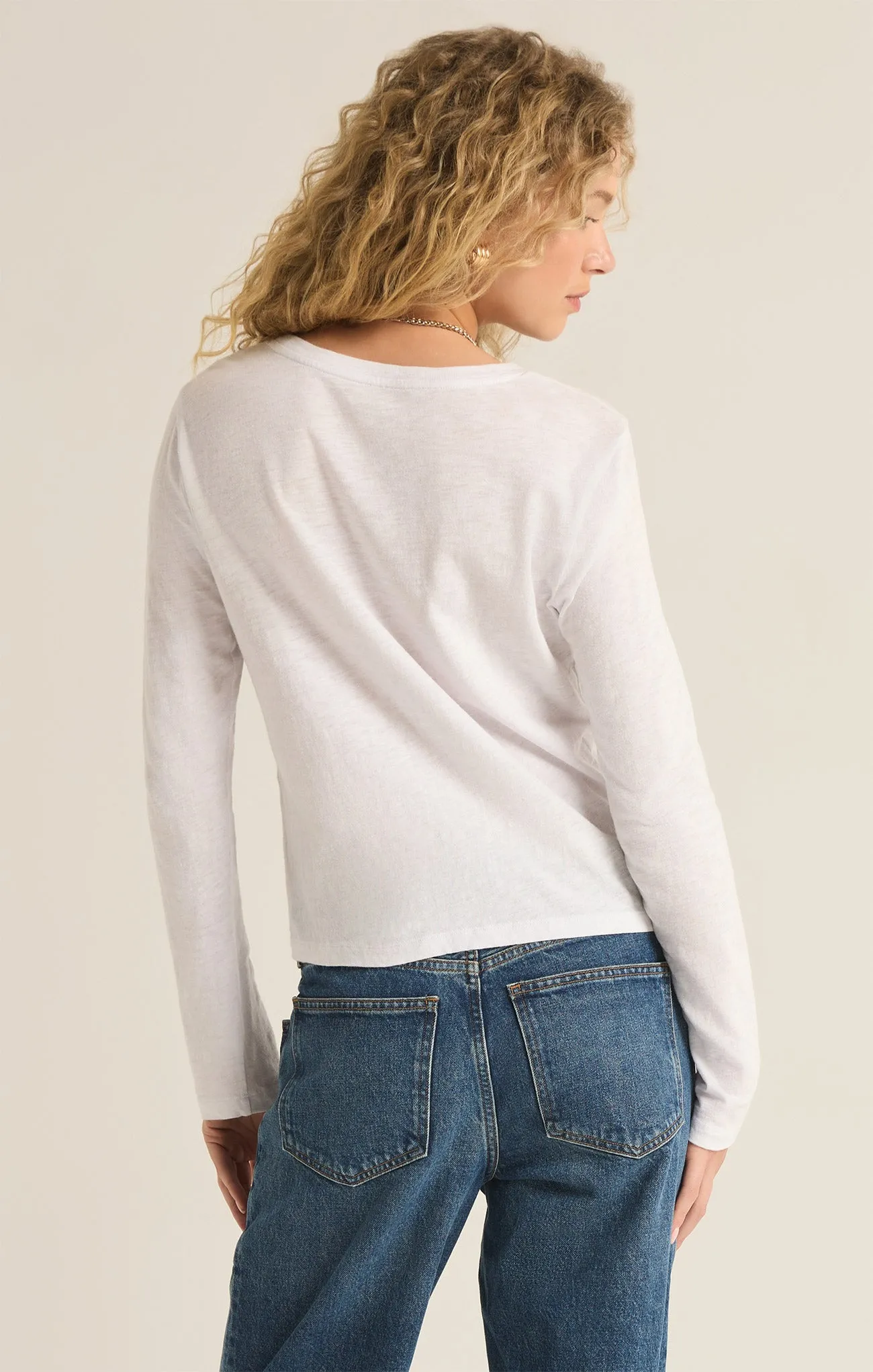 Modern Slub Long Sleeve Tee