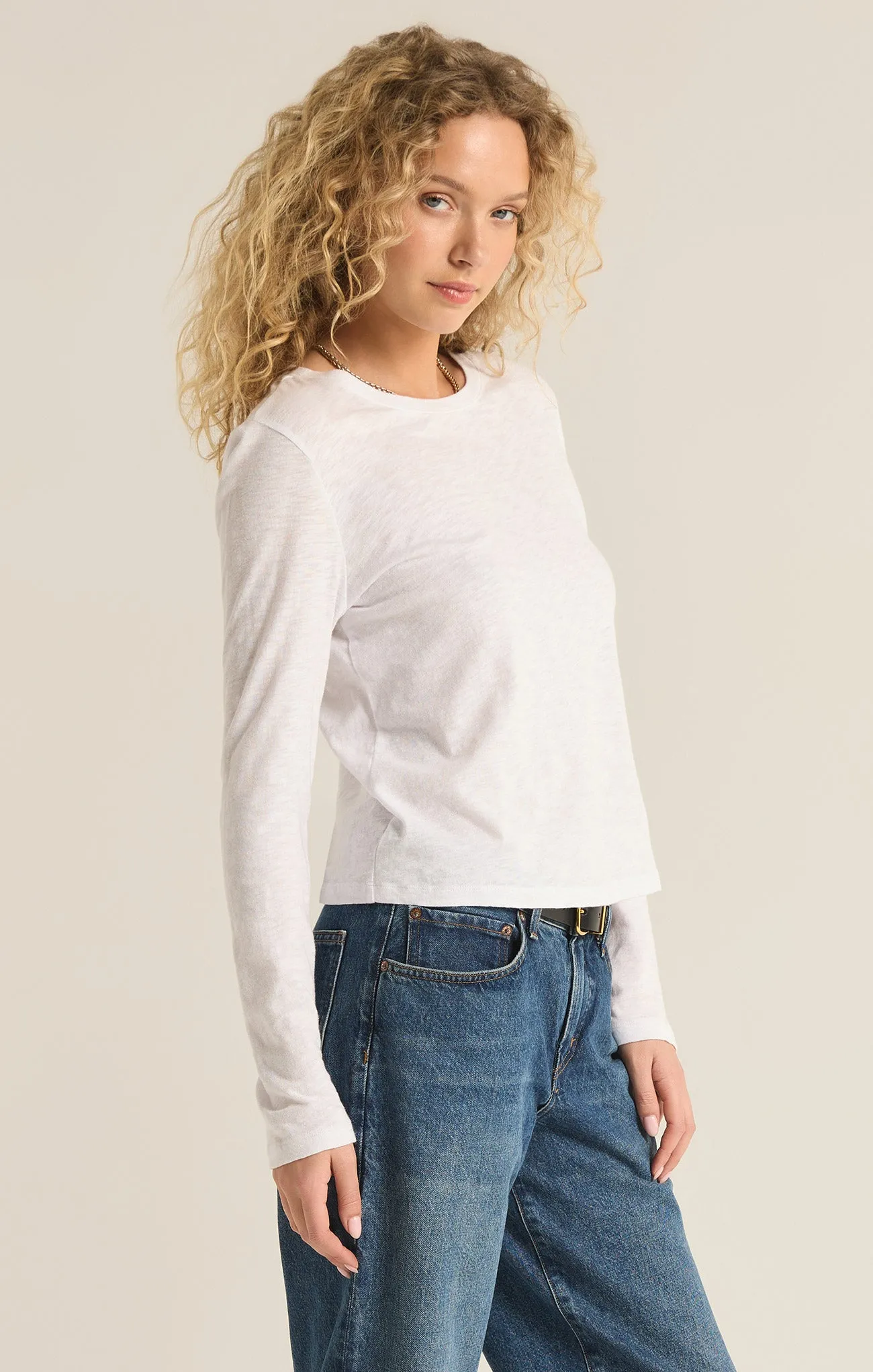 Modern Slub Long Sleeve Tee