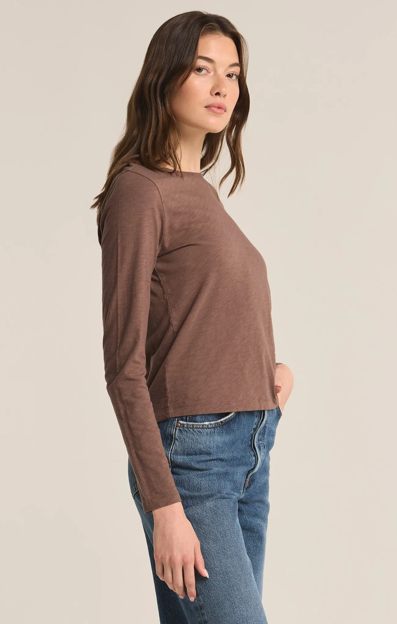 Modern Slub Long Sleeve Tee