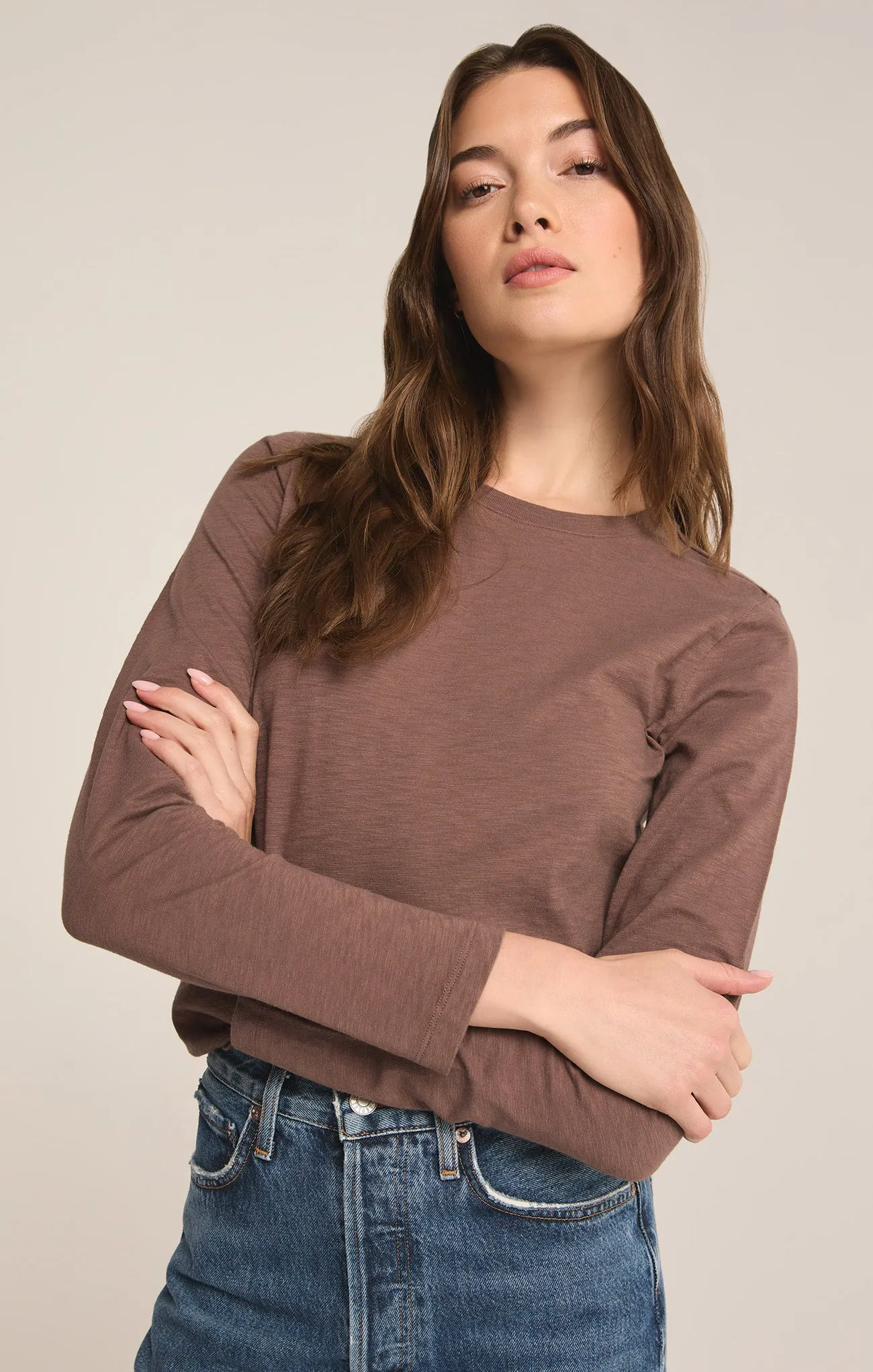 Modern Slub Long Sleeve Tee