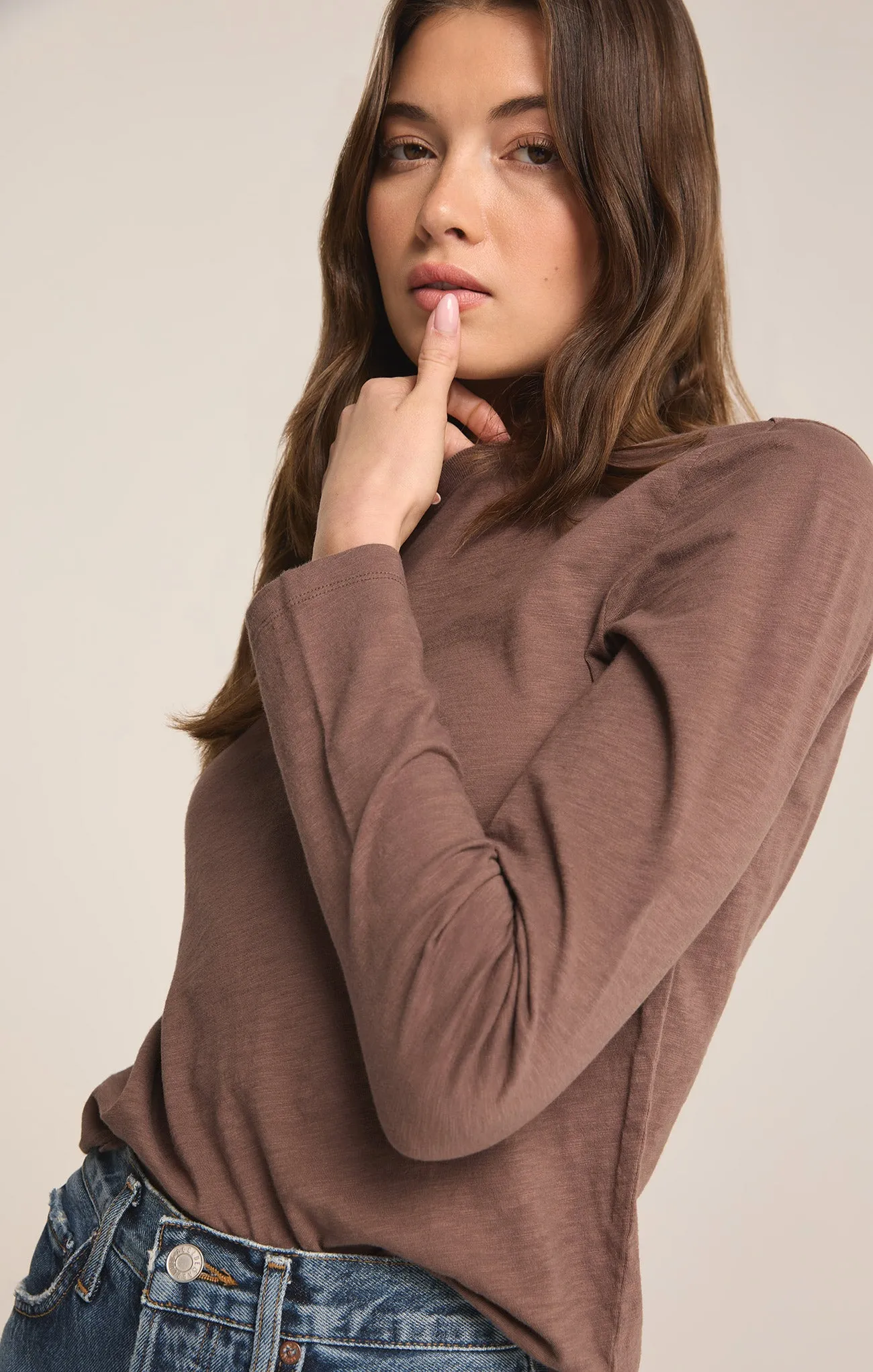 Modern Slub Long Sleeve Tee