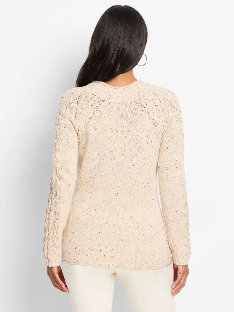 NIC ZOE F241142 Femme Cable Sweater