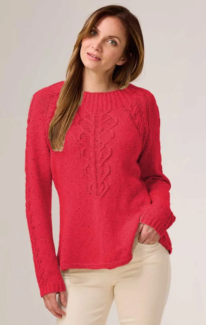 NIC ZOE F241142 Femme Cable Sweater