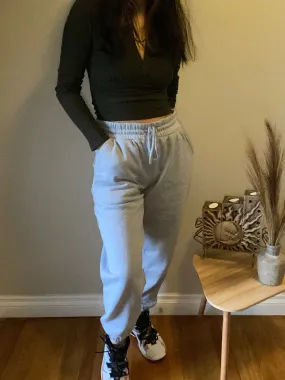 Not So Basic Sweatpants-Grey