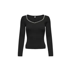 Only Black Viscose Sweater