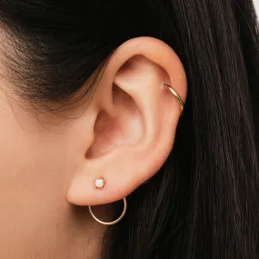 Opal Stud w/ Hoop Jacket