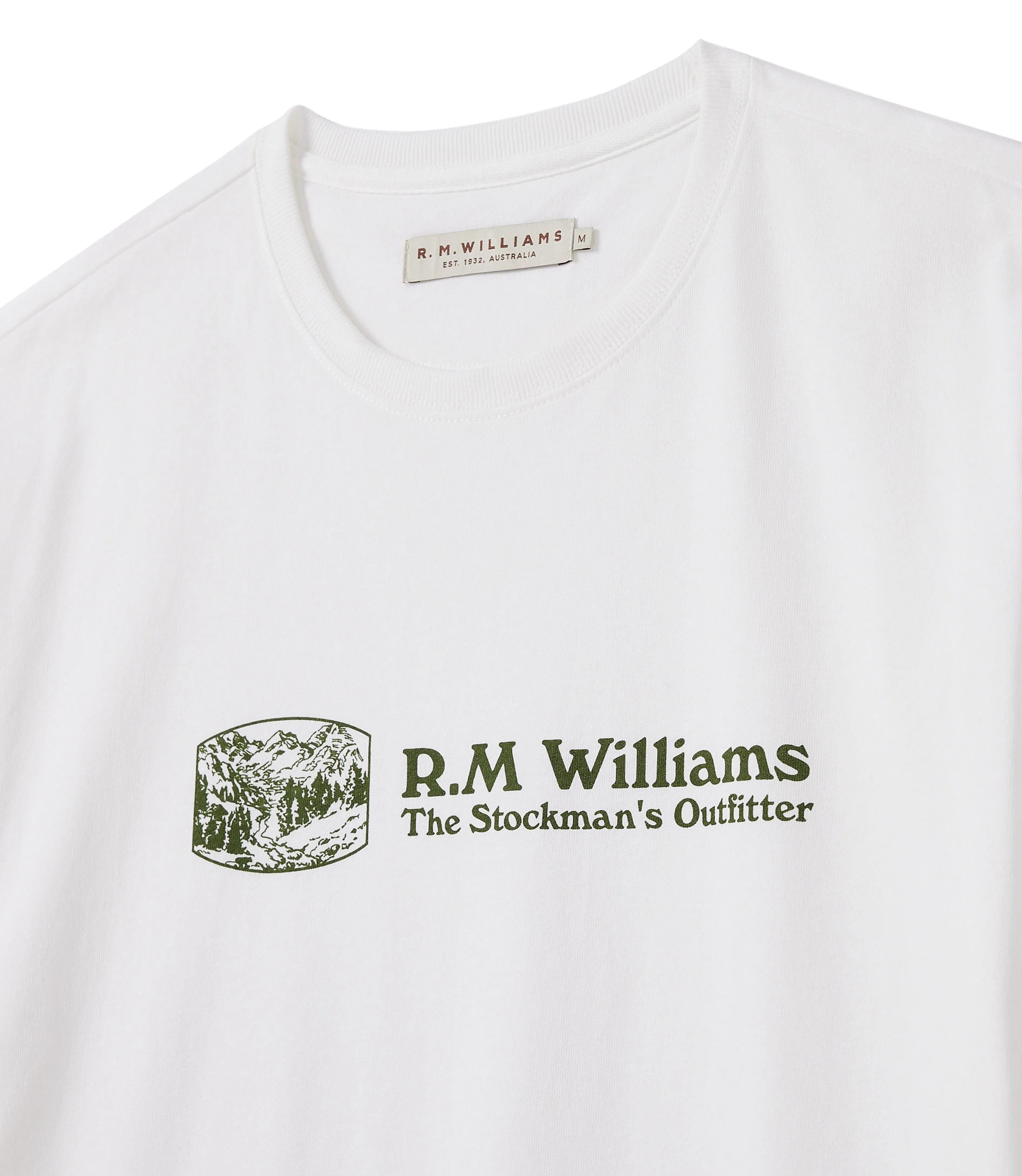 Outfitter Tee - White and Green