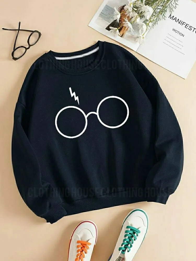 Potter glasses sweatshirt