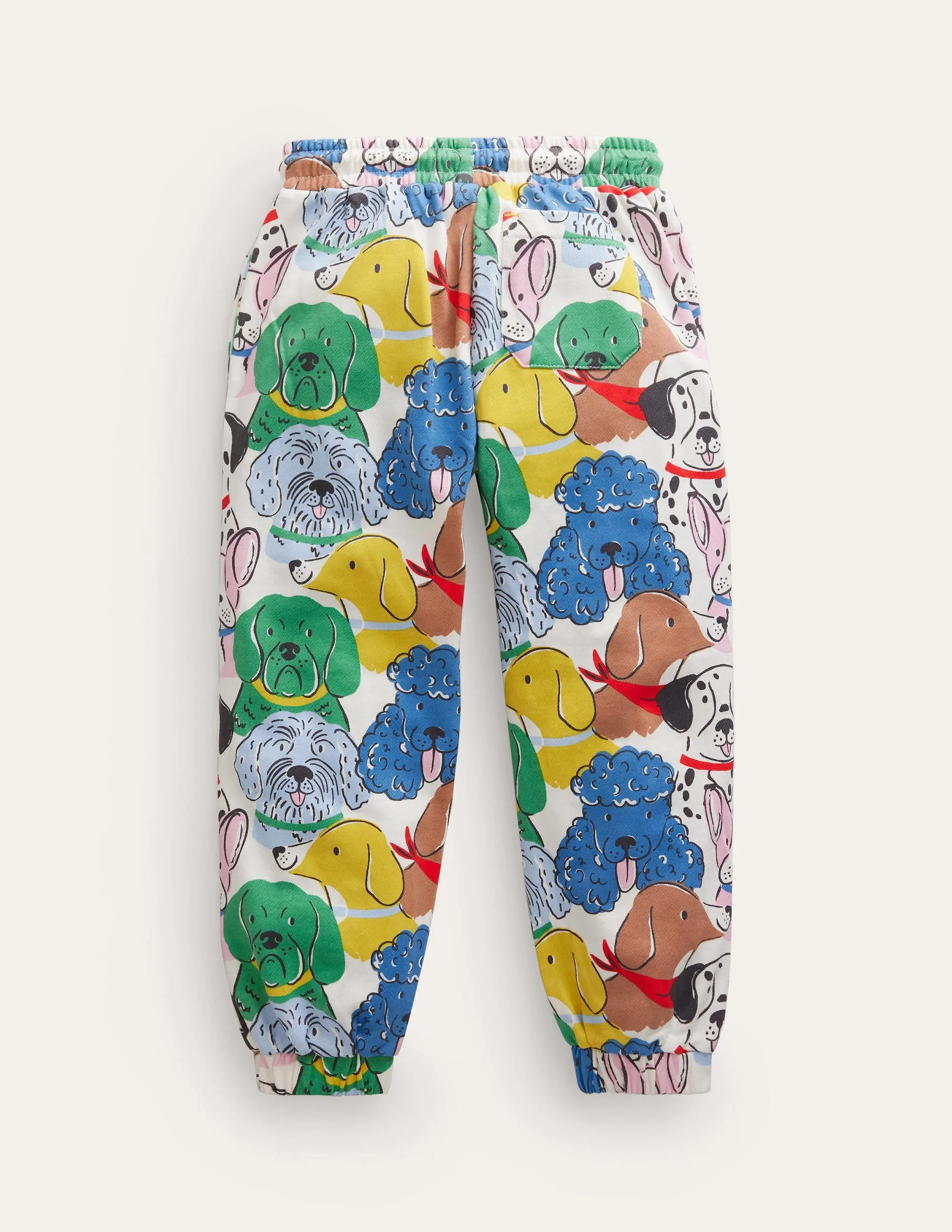 Printed Cosy Relaxed Joggers-Multi Dogs