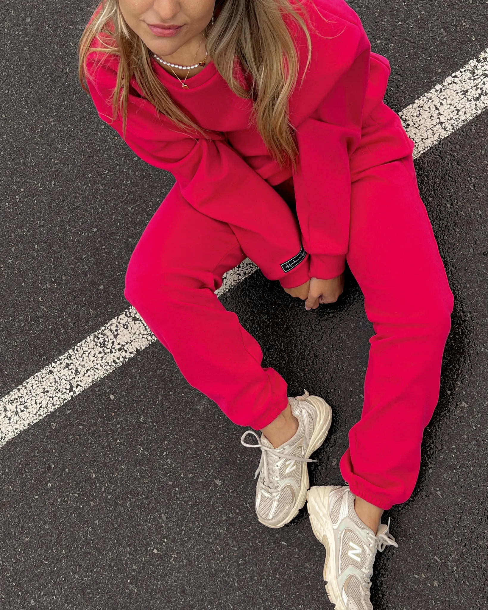 Raspberry Pink Comfy Joggers (New)