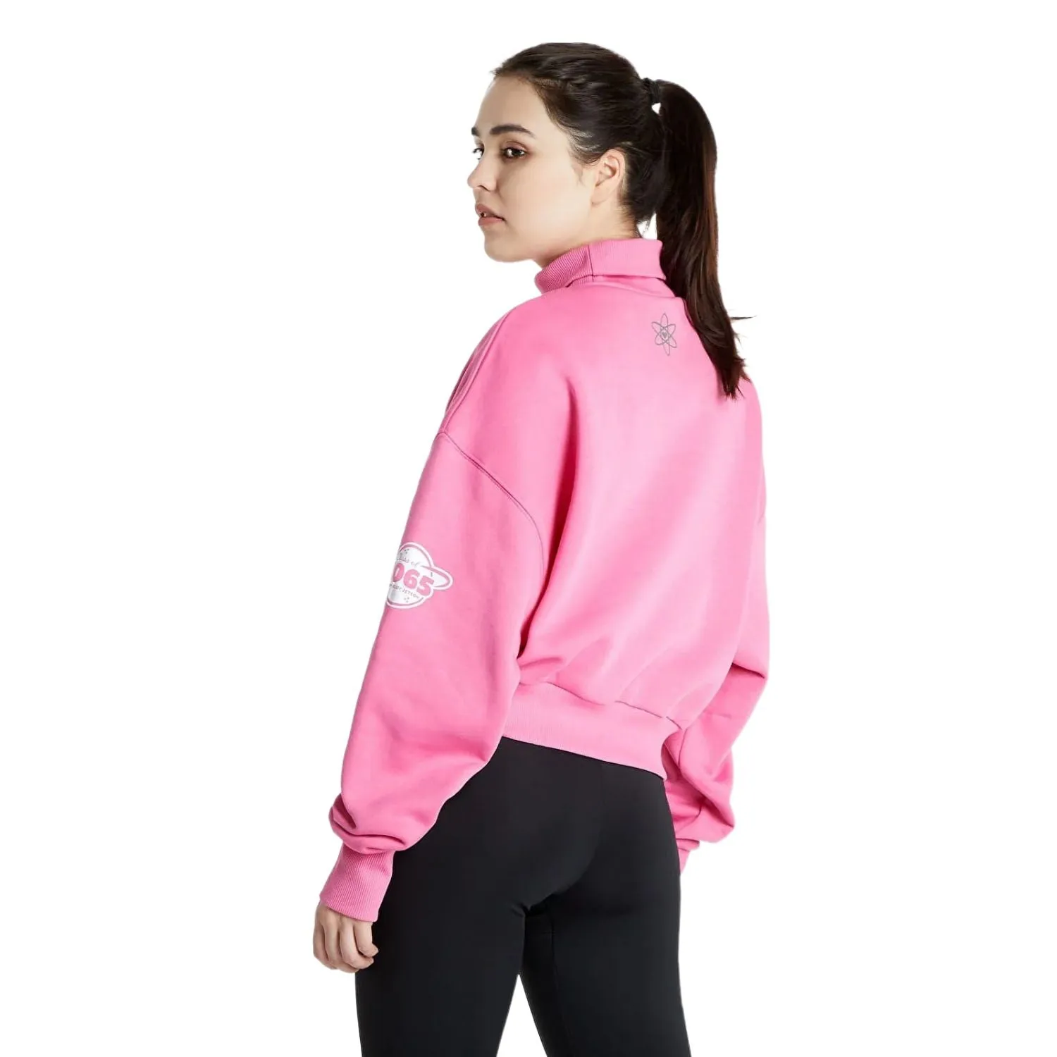 Reebok X The Jetsons x The Flintstones Orbit High Cozy Women's Sweatshirt Pink