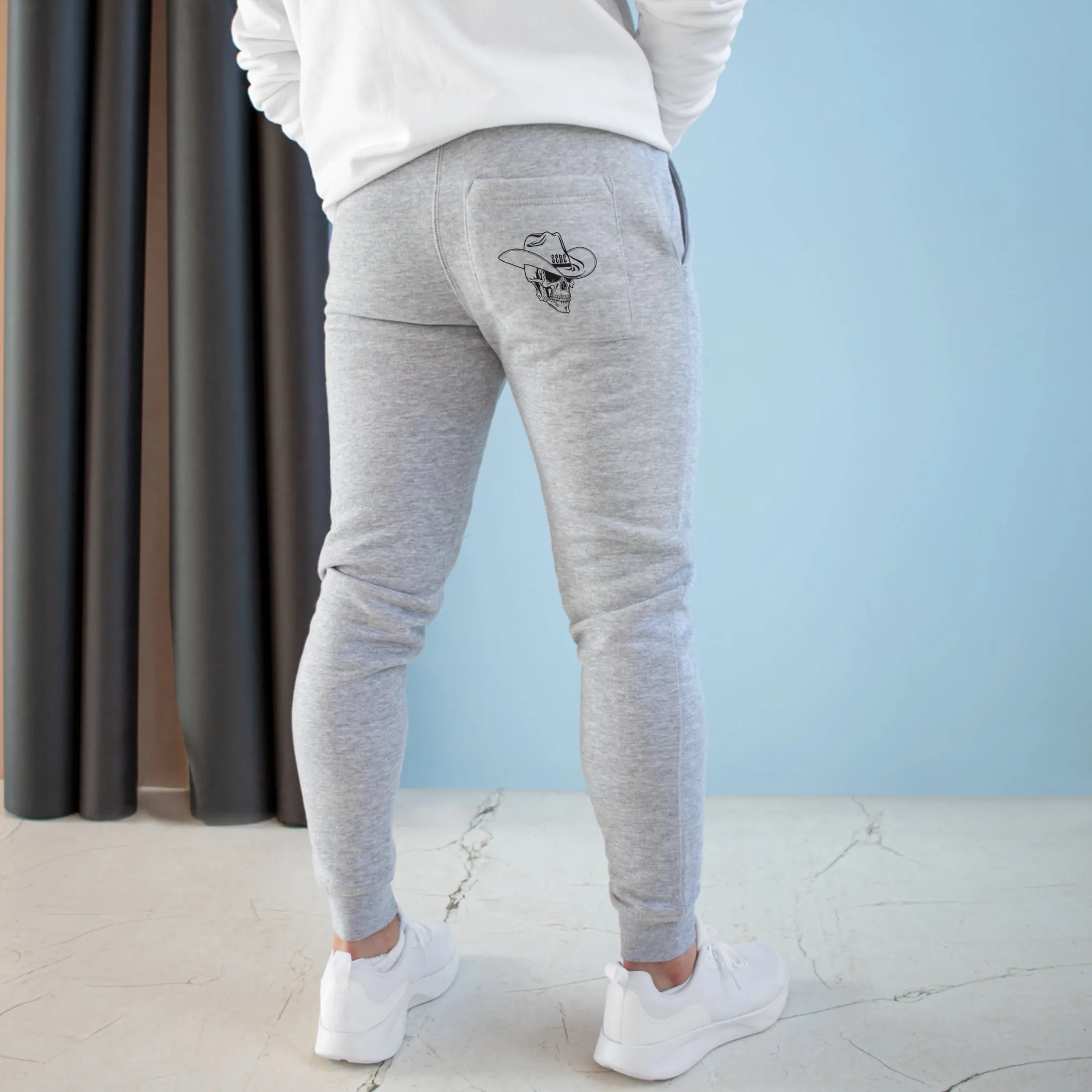 SCBC Unisex "Howdy" Fleece Joggers. Joggers, Grey Sweatpants, Casual Wear, Streetwear, Sports Wear, Unisex, Sweatpants, Brand Name.