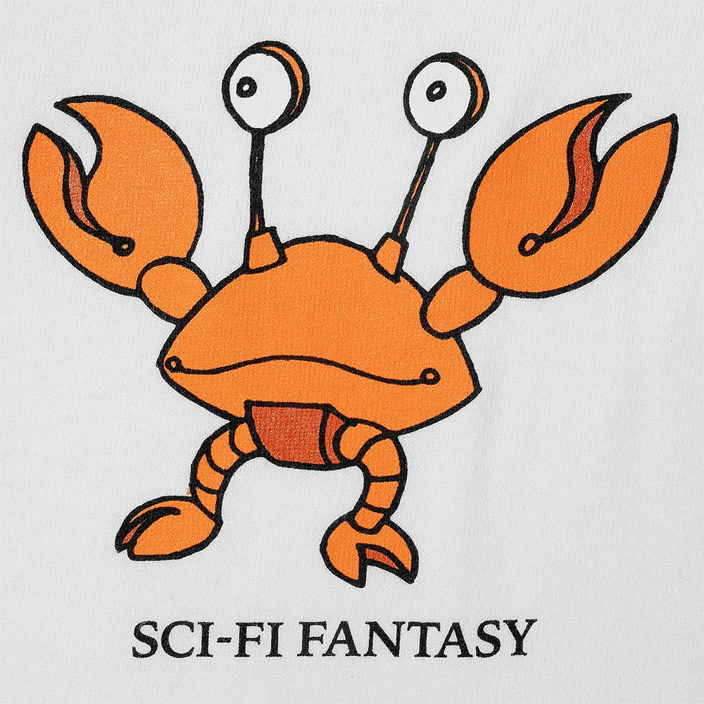 SCI-FI FANTASY CRAB TEE // WHITE