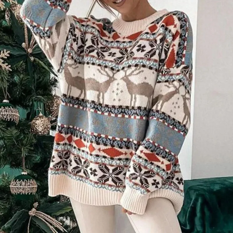 Sima Full Sleeve O Neck Women Sweater