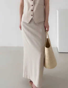 SIREN SKIRT BEIGE