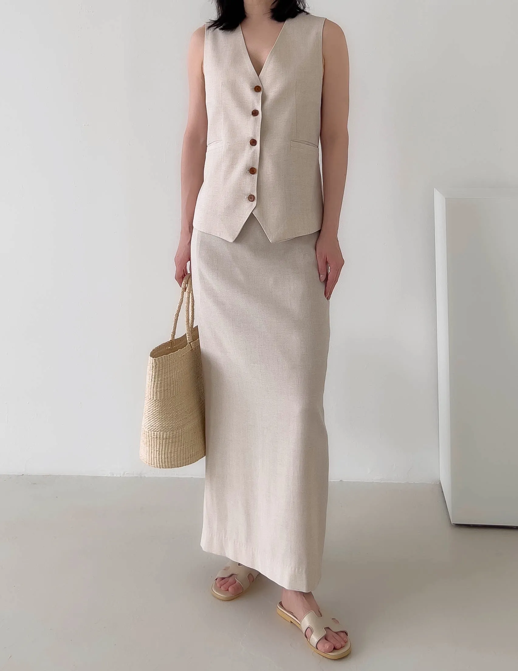 SIREN SKIRT BEIGE