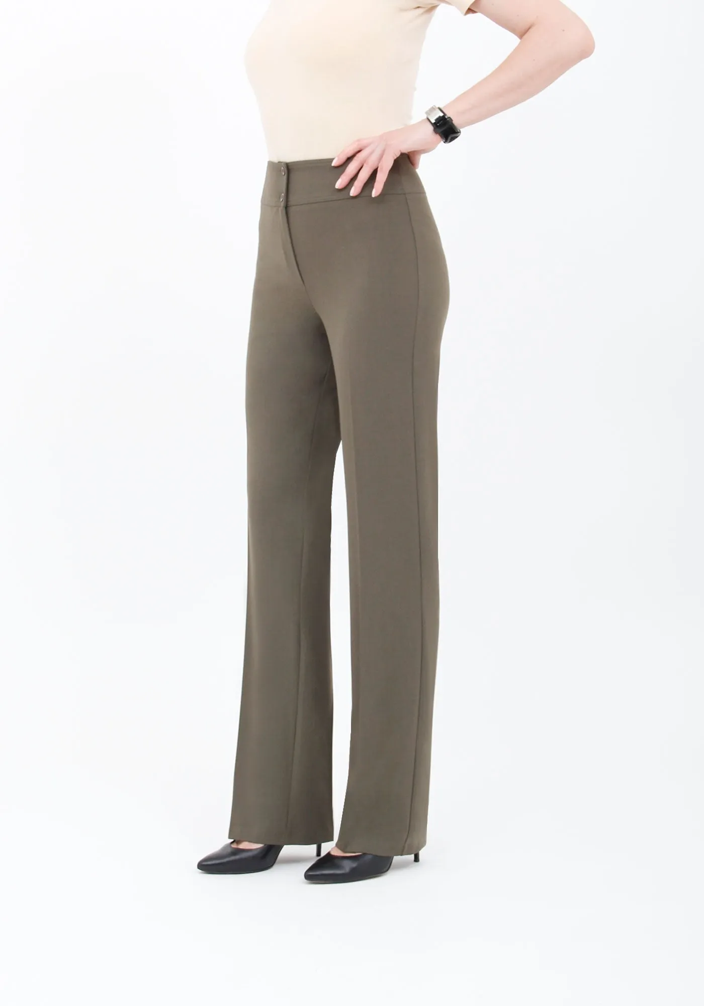 Straight Leg Fit All Day Comfortable Dress Pants